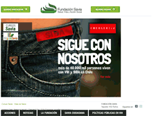 Tablet Screenshot of fundacionsavia.cl